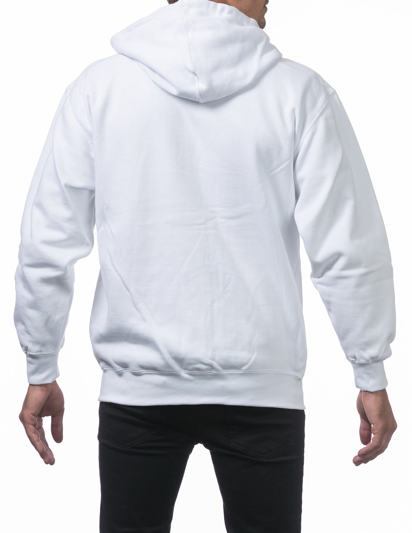 Pro Club WHITE Zip Hoodie