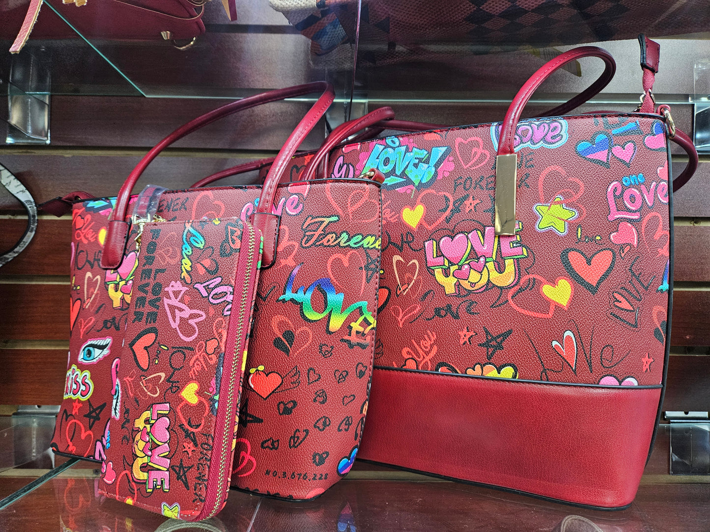 Graffiti Love Forever Handbag