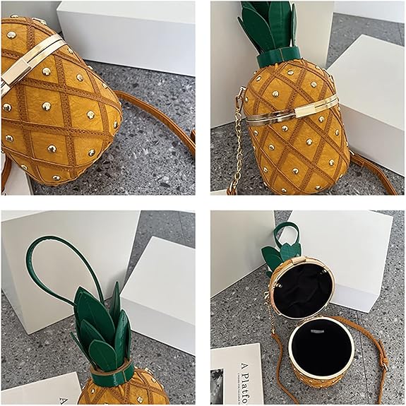Pineapple Bucket Purse