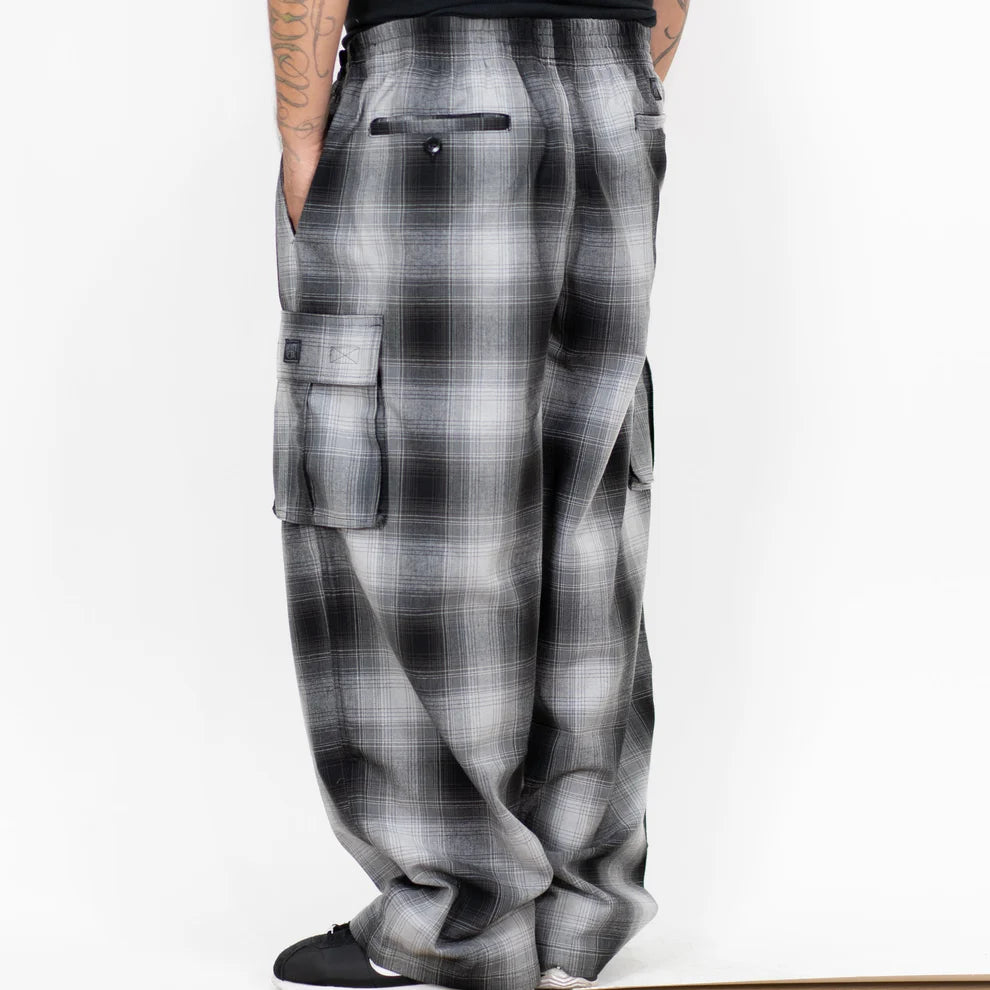 Black/Grey Cargo Checker Pants (FB County)