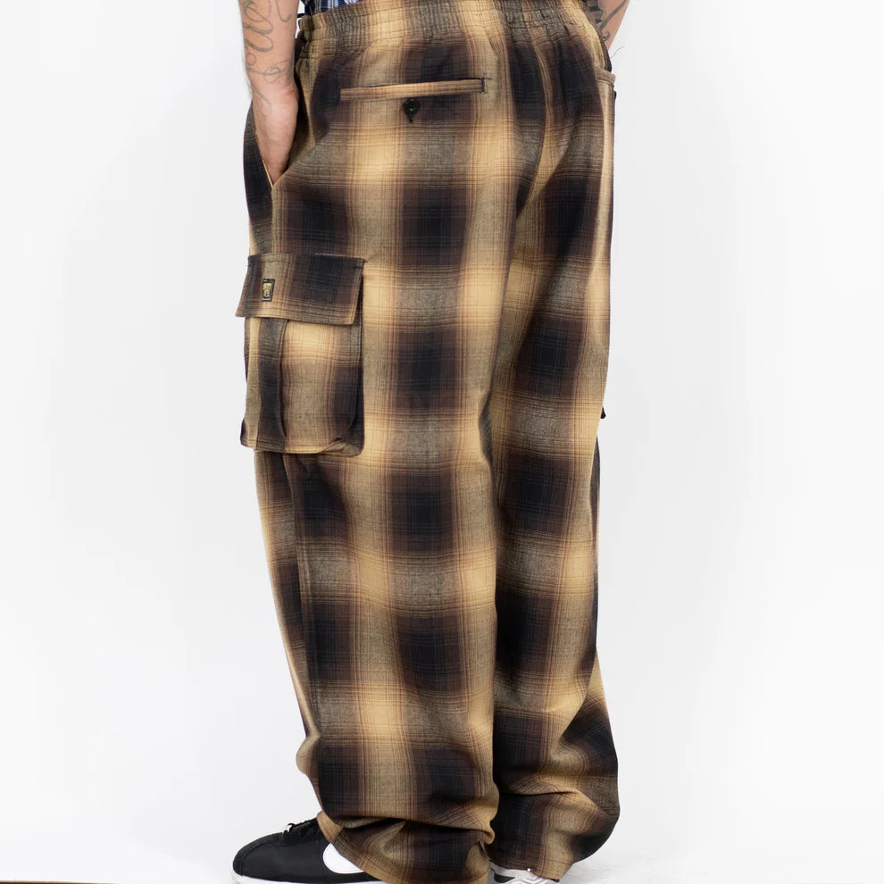 Black/Tan Cargo Checker Pants (FB County)