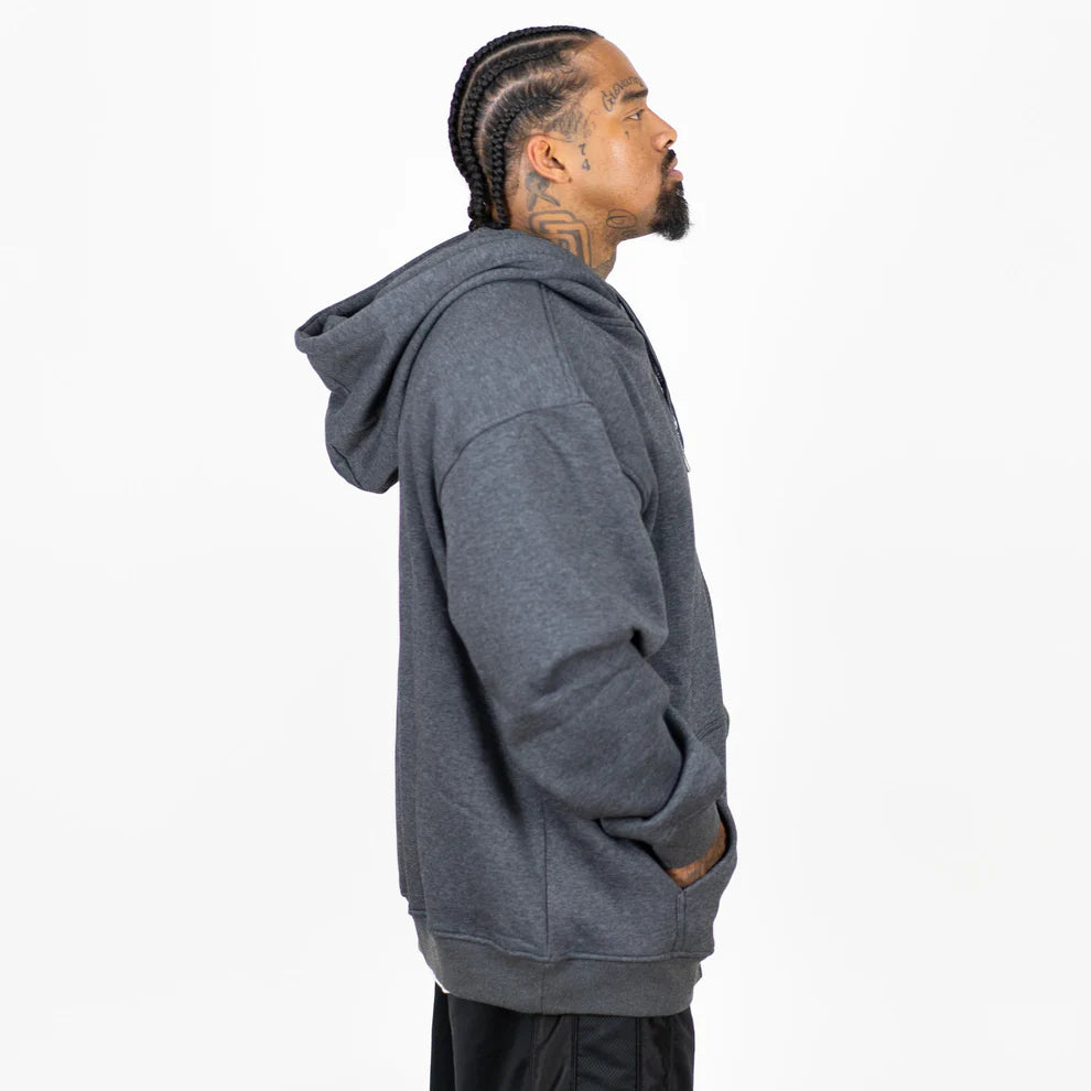 FB County Zip-Up Hoodie Charcoal