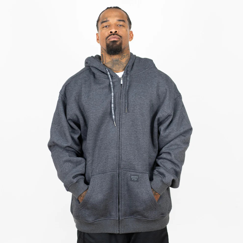 FB County Zip-Up Hoodie Charcoal