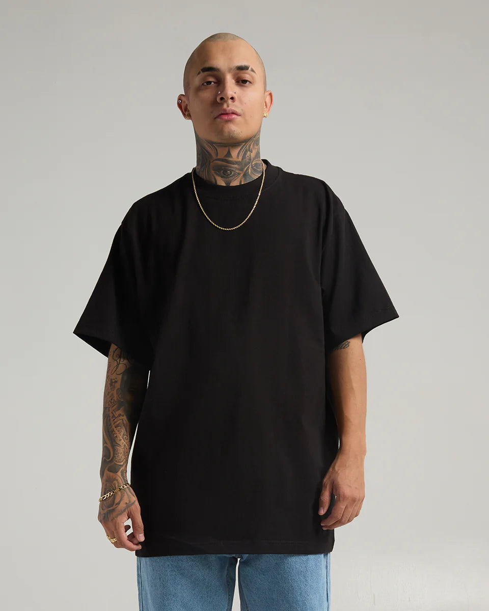 Shaka Wear Black Heavyweight T-Shirt