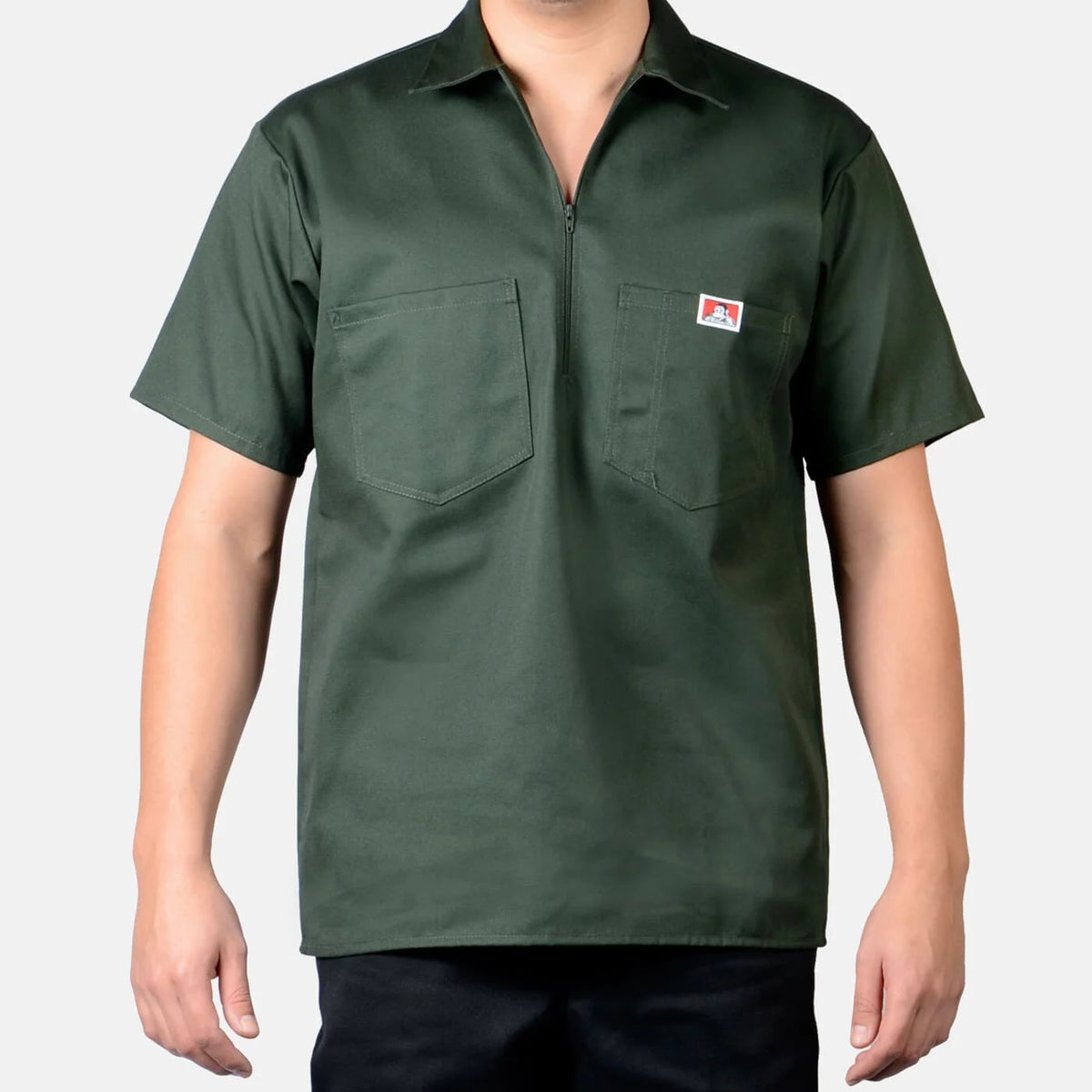 Half Zip Shirt Ben Davis - Solid Colors