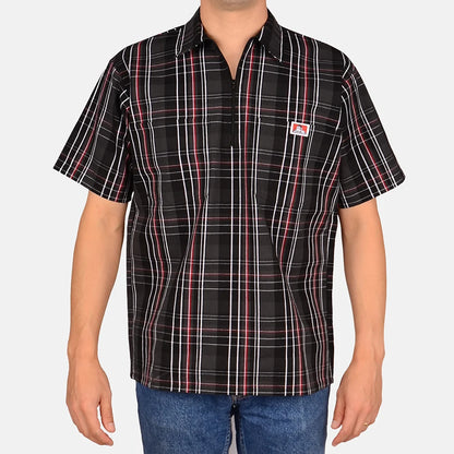 Half Zip Shirt Ben Davis -  Plaid
