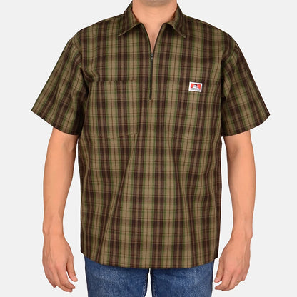 Half Zip Shirt Ben Davis -  Plaid