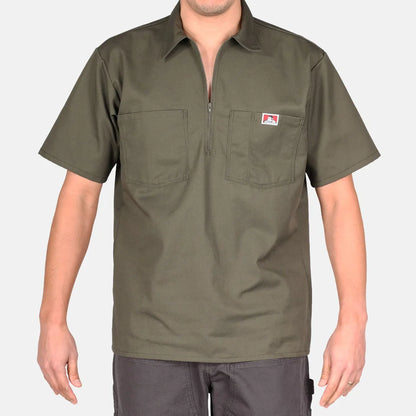 Half Zip Shirt Ben Davis - Solid Colors