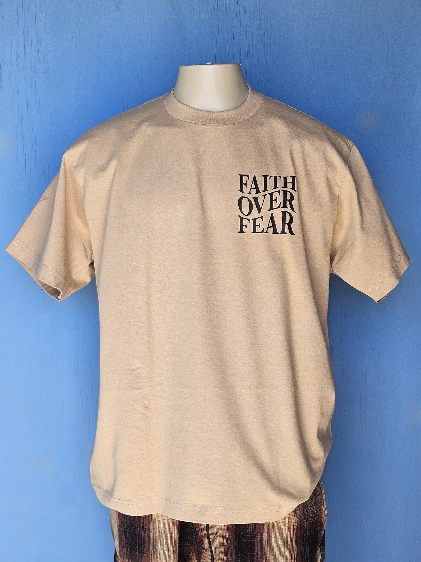 Faith Over Fear Printed T-Shirt