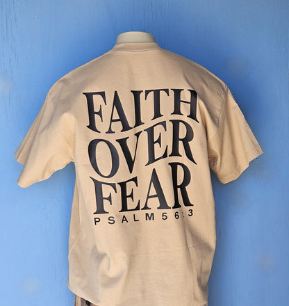 Faith Over Fear Printed T-Shirt