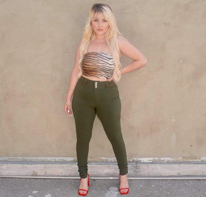 Olive High Waist Jean