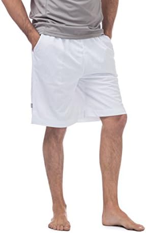 White Comfort Athletic Shorts