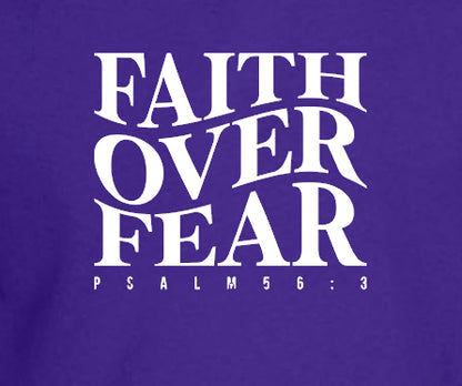 Faith Over Fear Printed T-Shirt