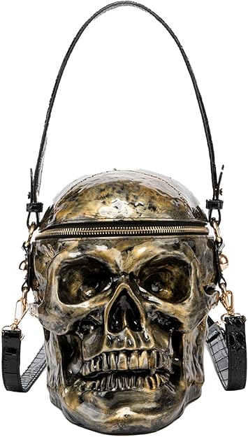 Skull Head Cross Body Bag