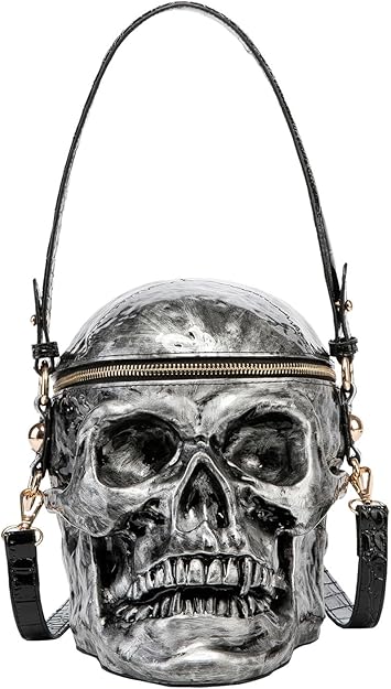 Skull Head Cross Body Bag