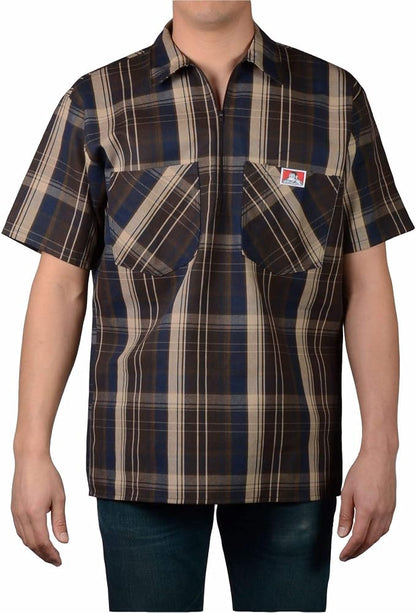 Half Zip Shirt Ben Davis -  Plaid
