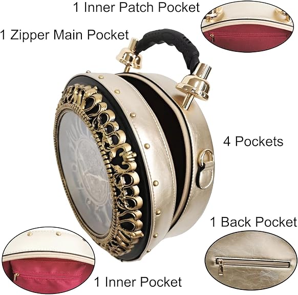 Vintage Clock Purse