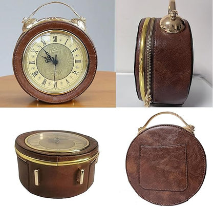 Retro Clock Crossbody Purse