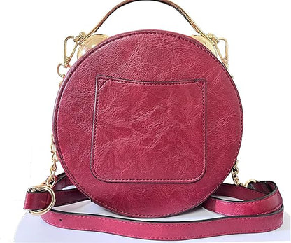 Retro Clock Crossbody Purse