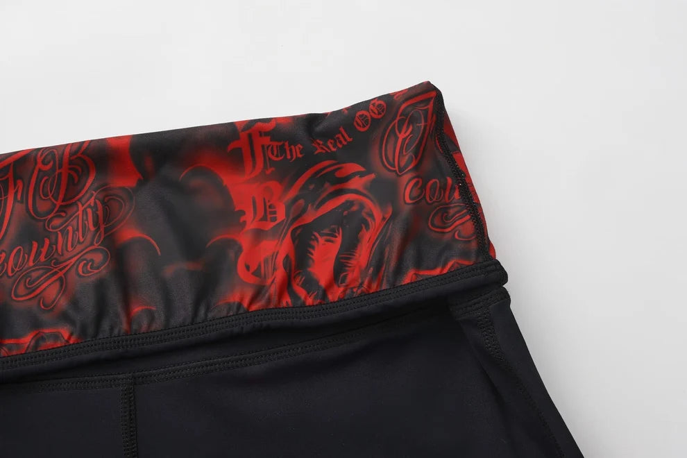 Fold Over Flare Legging