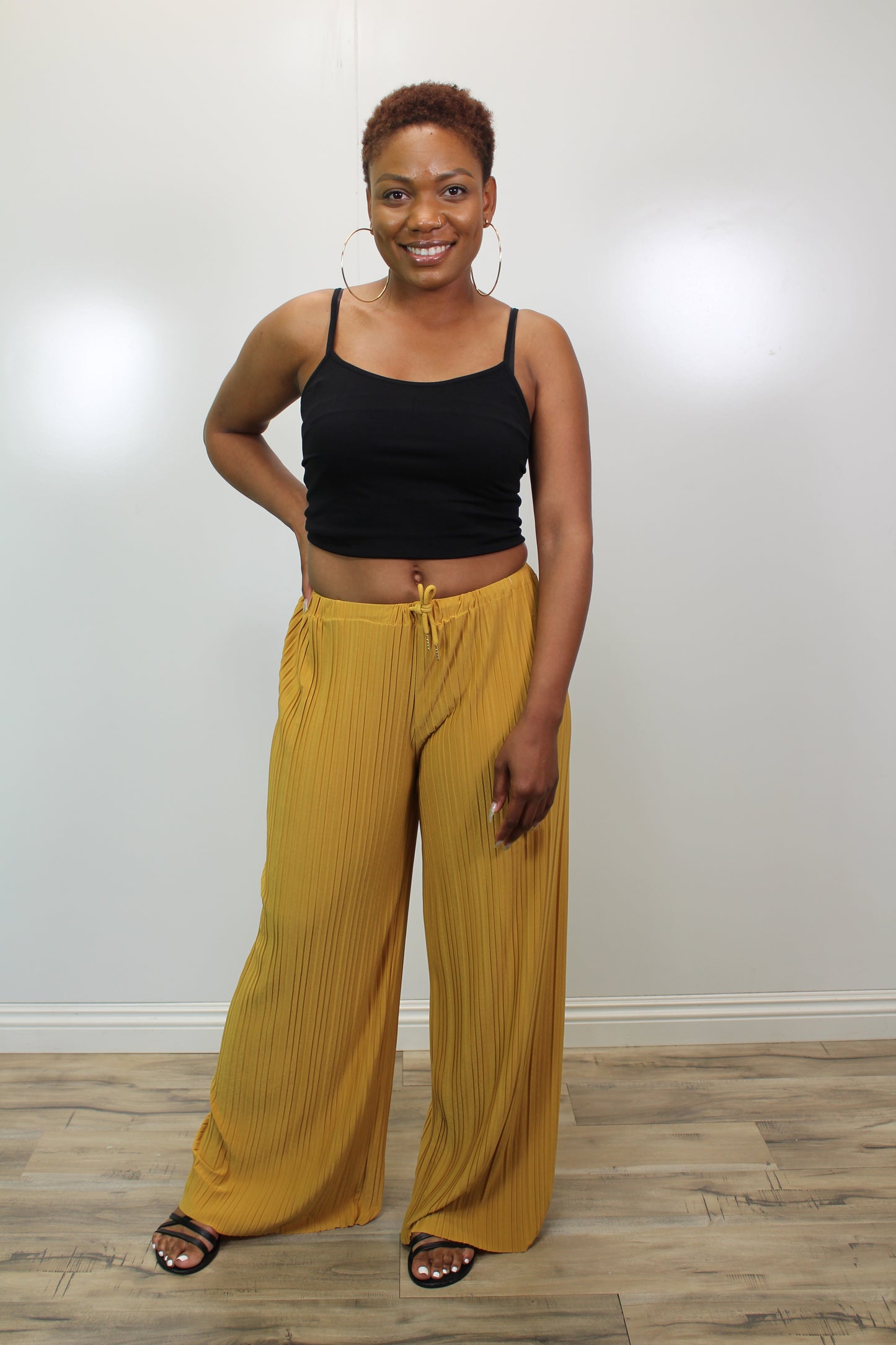 Palazzo Pants Mustard