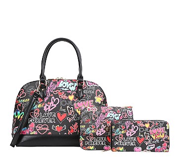 Graffiti Love Handbag