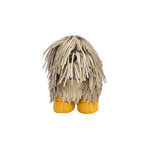 Shaggy Dog Purse Gold