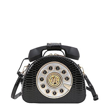 Retro Rotary Telephone Handbag