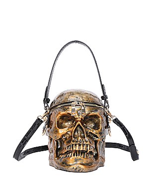 Skull Head Cross Body Bag