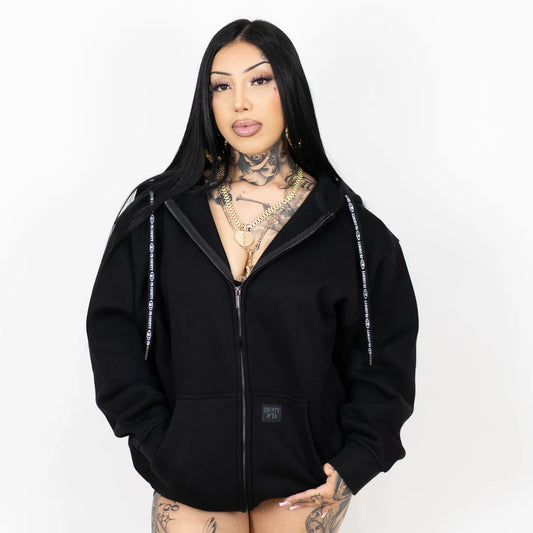 FB County Zip-Up Hoodie Black