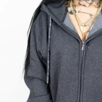 FB County Zip-Up Hoodie Charcoal