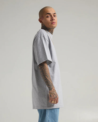 Shaka Wear Heather Grey Heavyweight T-Shirt